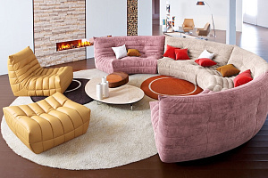 Диван ДеФранс светло-серого цвета